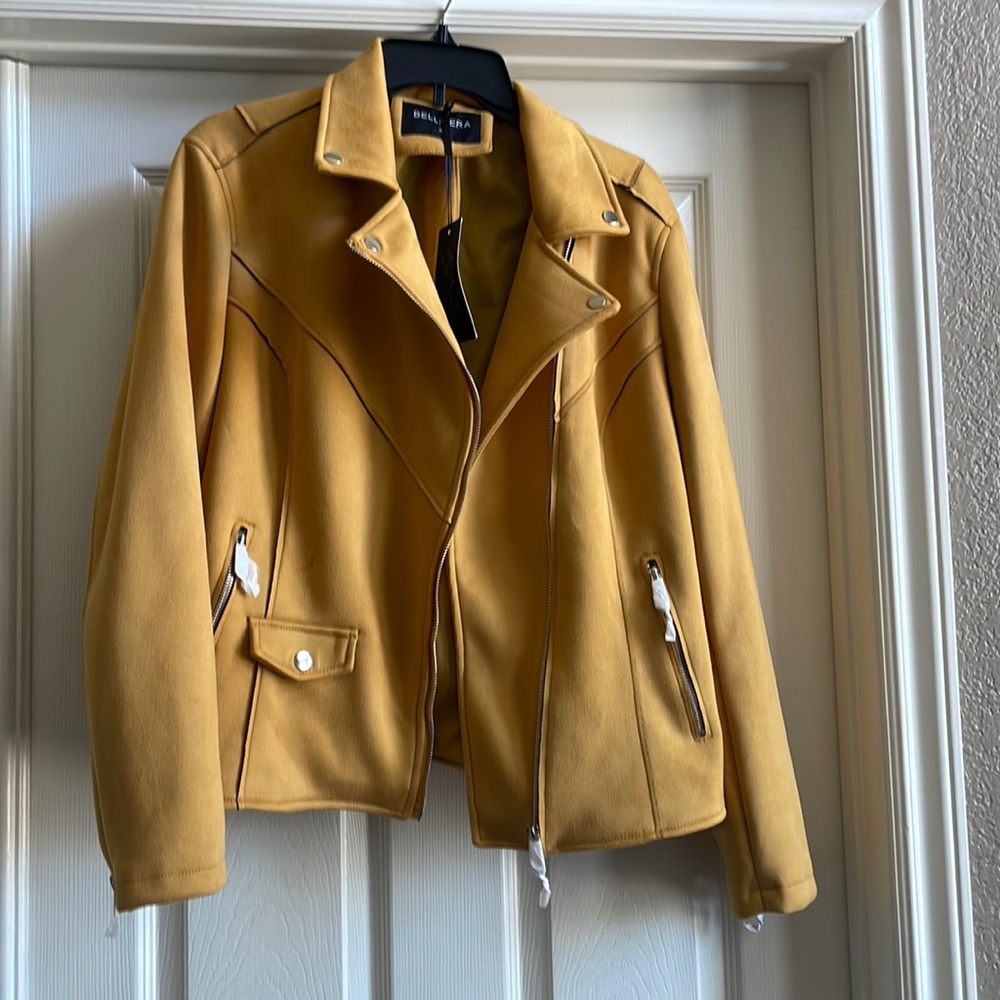 Bellivera Suede Mustard Jacket